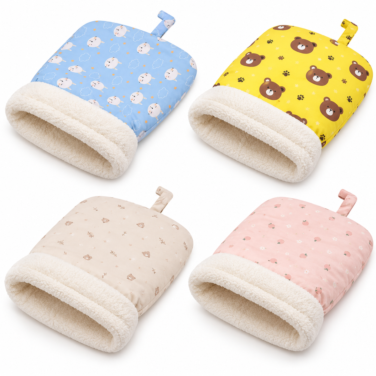 Cozy Cat Sleeping Bag with Plush Lining